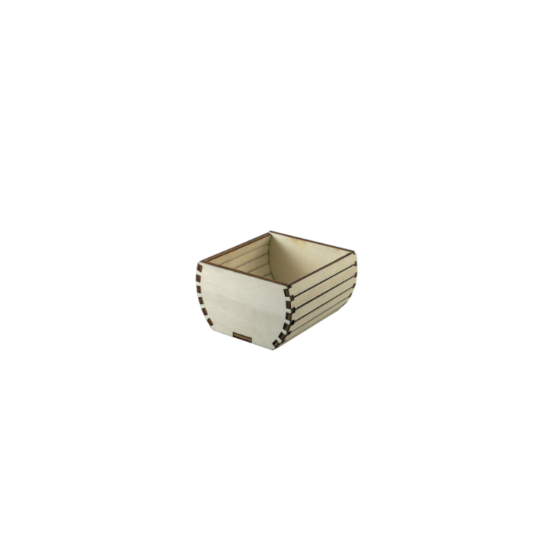Mini Boîte Baril en Hêtre