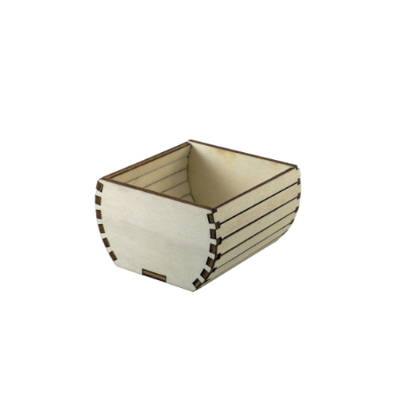 Mini Boîte Baril Hêtre | Accessoire Compact