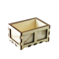 Minishipping Box Beech Wood