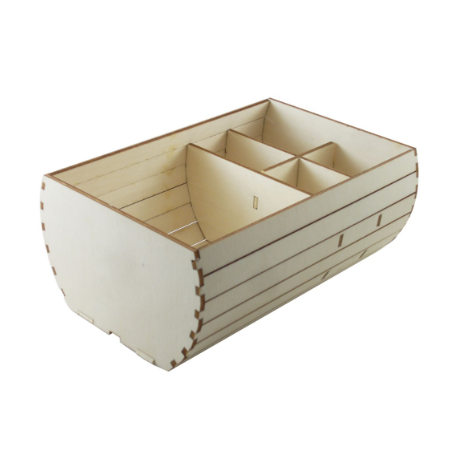 Bar Caddy Boîte Baril Hêtre | Organisateur Rustique
