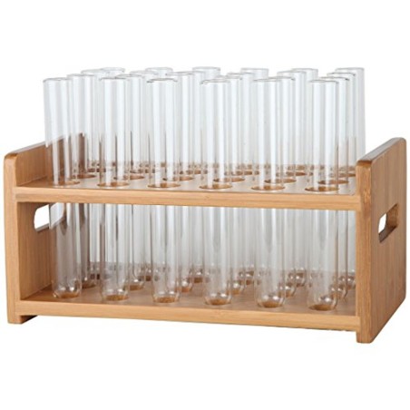 Soporte Madera Tubos Chupito