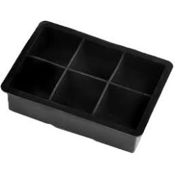 Black Ice Cube Mold | Silicone Cubes Cocktails