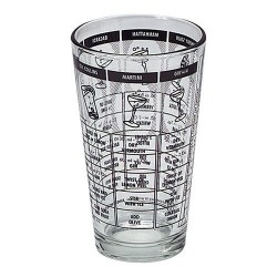 Shaker Meter Crystal Glass 20oz