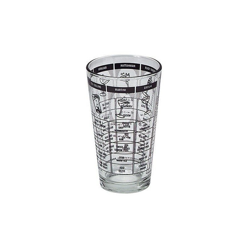 Shaker Meter Crystal Glass 20oz