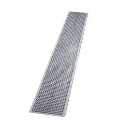 Bar Mats Silver 70x10cm