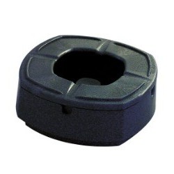 Black Plastic Water Ashtray 10x10cm