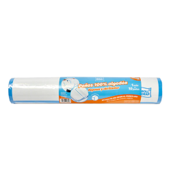 Paño Roll Drap 40x64 Azul | Algodón Profesional Absorbente