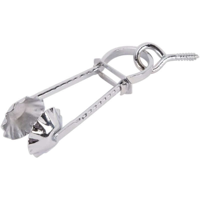 Towel Clip Metal Silver