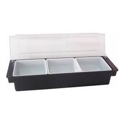 Condiment Holder 3 Compartment