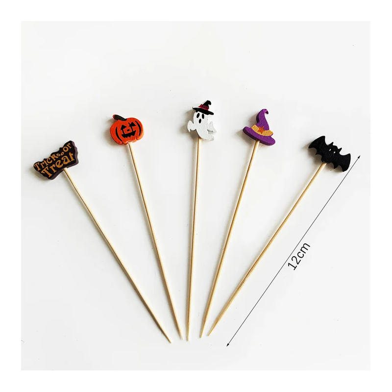 Halloween Disposable Bamboo Mix 100pcs