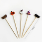 Palillos de Bambú Sombrero de Bruja (100uds) Palillos de Bambú Sombrero de Bruja (100uds)