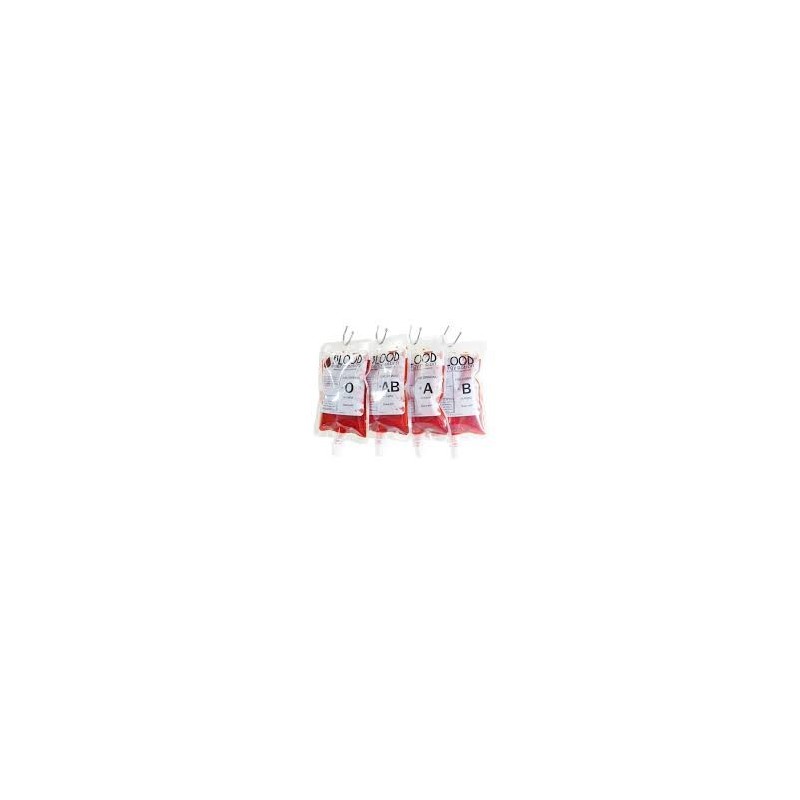 Bolsa de Bebida Halloween Vampiro 150ml 10uds
