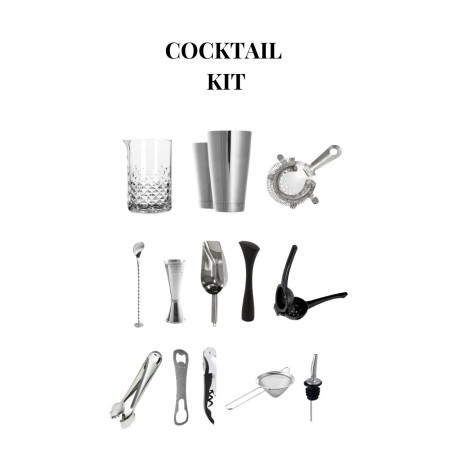Kit de Coctelería para Principiantes | Set Profesional con Accesorios
