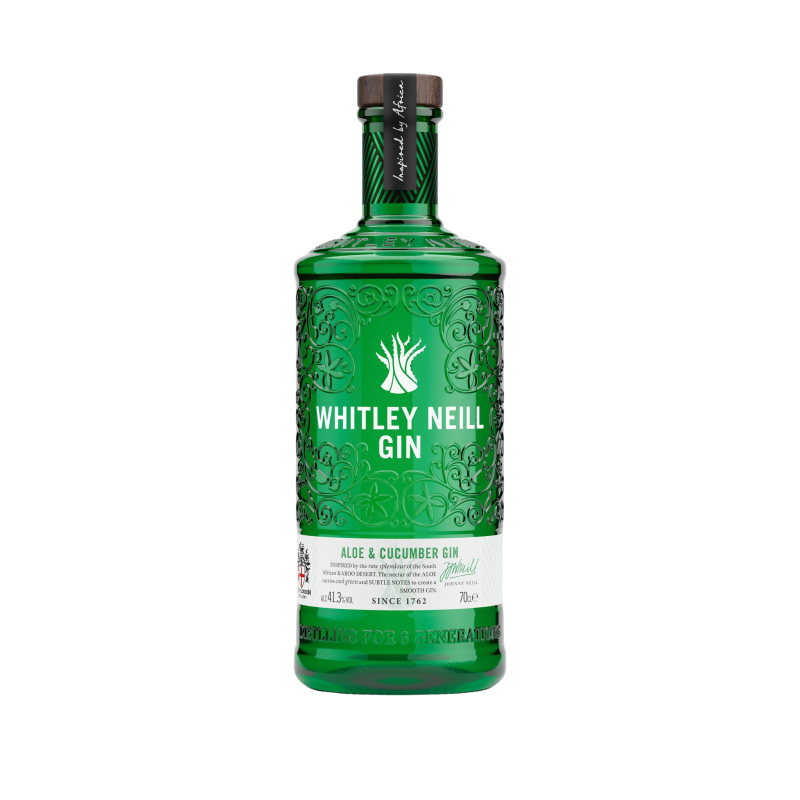 Whitley Neill Aloe & Cucumber Gin 70cl | Ginebra Refrescante 41,3%