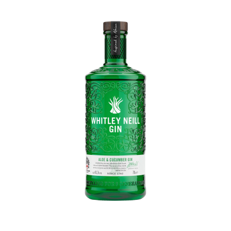 Whitley Neill Aloe & Cucumber Gin 70cl | Refreshing Gin