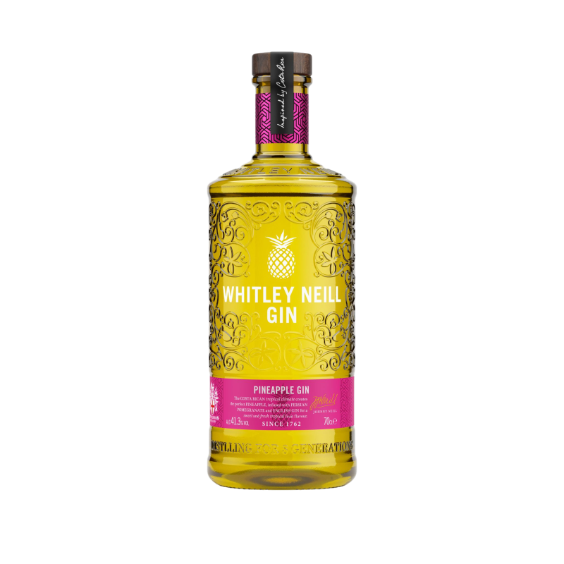 Whitley Neill Pineapple Gin 70cl | Premium Pineapple Flavoured Gin 41.3%