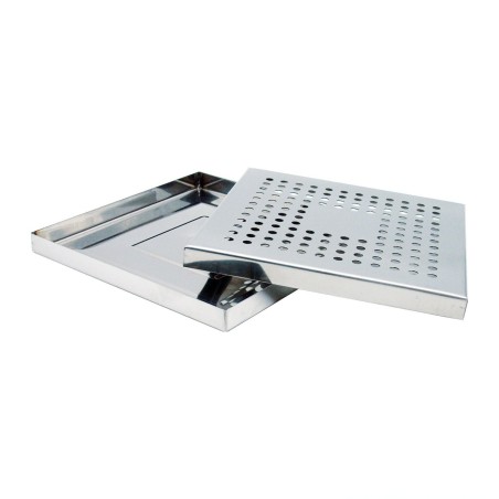 Alfombrilla Jigger Cuadrada Inox Espejo 50x50mm | Bar
