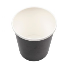 Soup Containers 480 ml Black with Lids (250 Units)