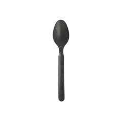 Cucharas Negro CPLA 16 cm (1000 Unid.) | Compostables
