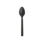 Cuillères Jetables 16 cm Noir CPLA (1000 Unités) Compostables
