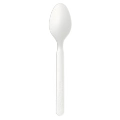 Cuillères Jetables 16 cm Blanc CPLA (1000 Unités) Compostables