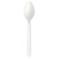 Cuillères Jetables 16 cm Blanc CPLA (1000 Unités) Compostables