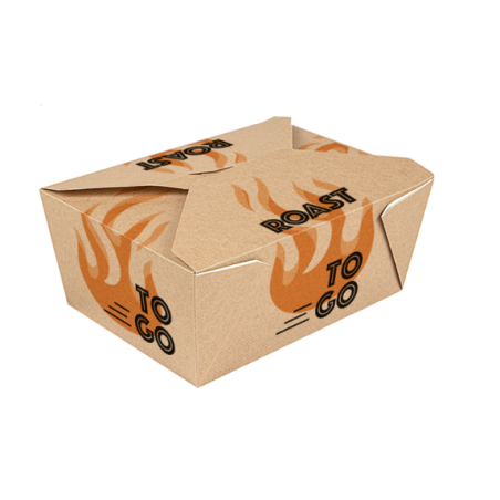 Boîtes Micro-ondables Poulet 'ROAST TO GO' 2.8L (200 Unités)
