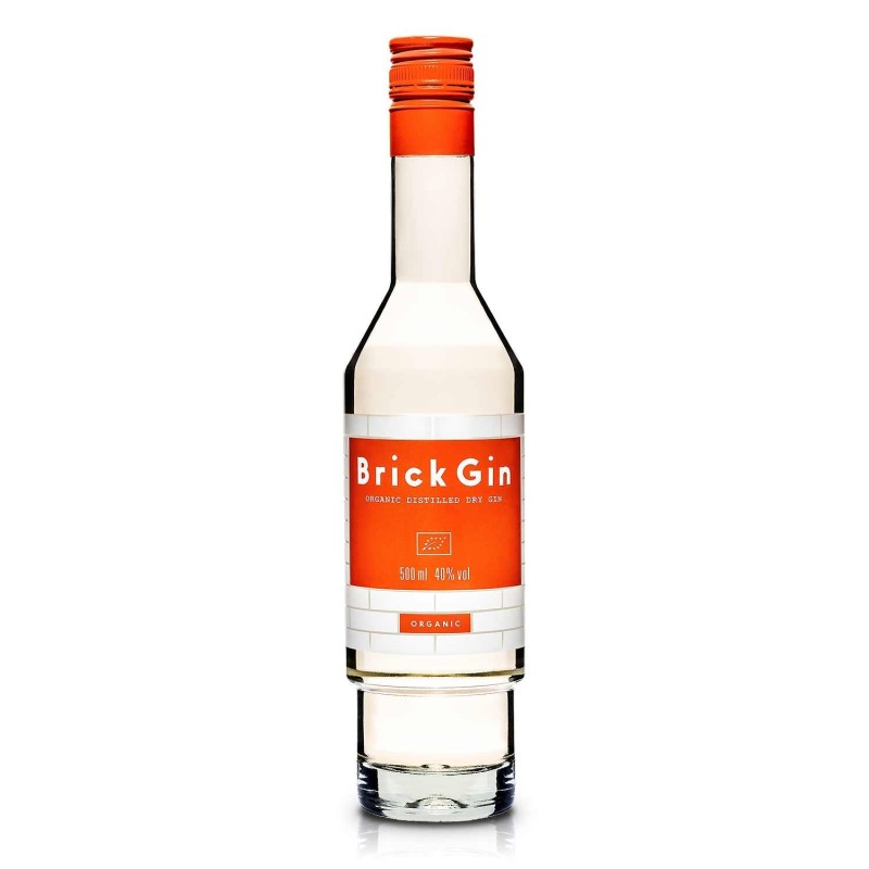 Brick Gin 500ml 40% - German Gin in Compact Format