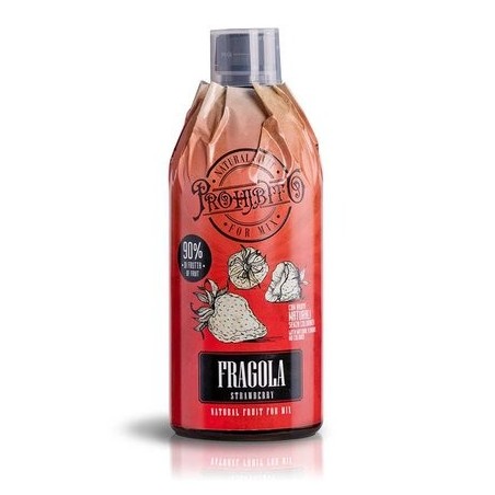 Prohibito Puré de Fresa 750ml | Fruta Natural para Cócteles