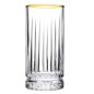 Vaso Long Drink Elysia Gold 280ml