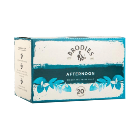 Té Brodies Afternoon – Té Negro Suave 20 Bolsas