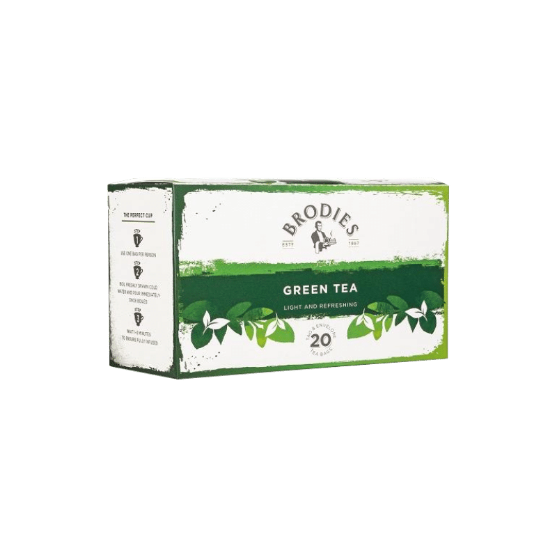 Brodies Green Tea 20 Bags x 2 g