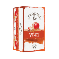 Té Brodies Rooibos & Apple – Infusión Natural sin Cafeína
