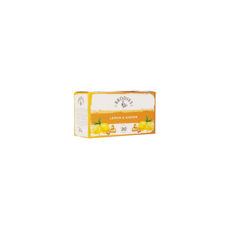 Té Brodies Limón & Jengibre 20 Bolsitas x 2 g