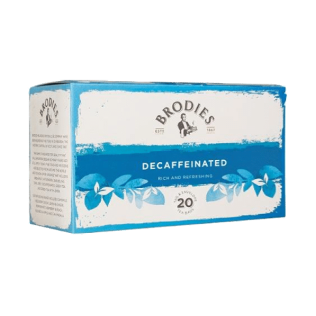 Té Brodies Descafeinado 20 Bolsitas – Sabor Suave Sin Cafeína