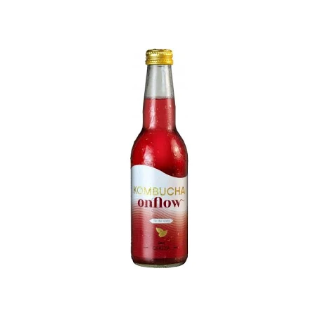Kombucha Onflow Cereza 33cl | Té Fermentado Orgánico