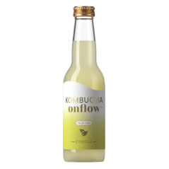 Kombucha Onflow Cítricos 33cl | Refresco Probiótico Cítrico