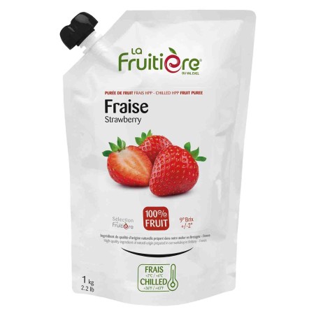 La Fruitière Fresh Strawberry Puree 1kg | PBC Market