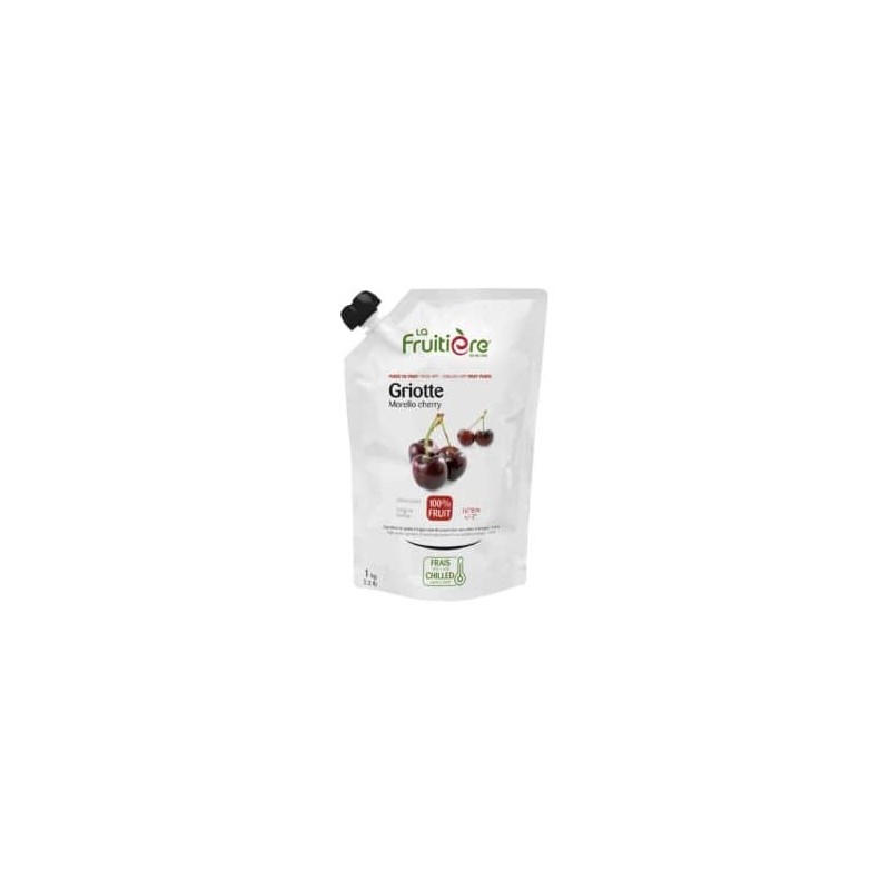 Puré de Guinda Fresco 100% Natural La Fruitière 1kg