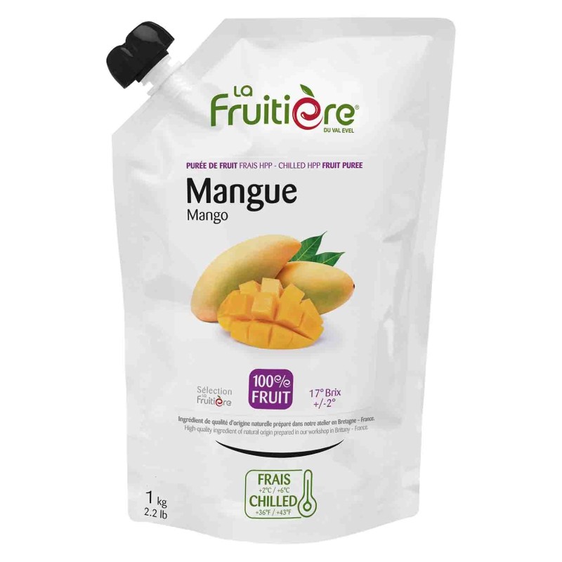 Puré de Mango Fresco 100% Natural La Fruitière 1kg