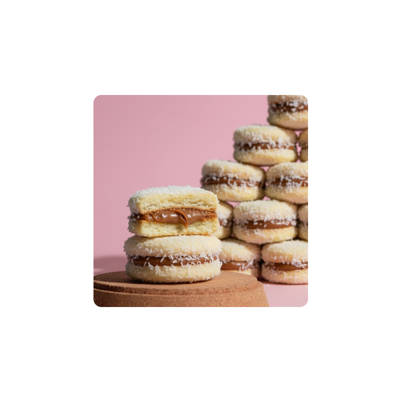 Alfajor Montana de Maicena – Receta Tradicional con Coco Rallado Alfajor Montana de Maicena – Receta Tradicional con Coco Rallado