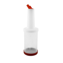 Botella Contenedor de Zumo Roja
