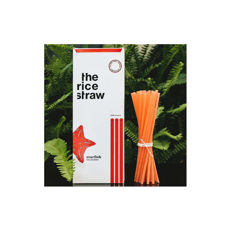 Rice Straw Starfish For Long Drinks 200uds