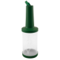 Contenedor de Zumo 1L Verde Transparente
