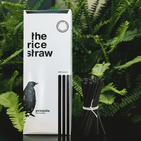 Rice Straw Penguin For Cocktails 200uds