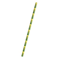 Pajitas Papel Diseño Bambú Tropical Ecológico