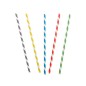 Coloured Paper Straws 6x210mm 250pcs