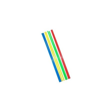 Pajitas Plástico Anchas 200 uds | Colores