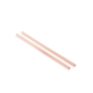 23cm Copper Straws – Reusable Pack of 12