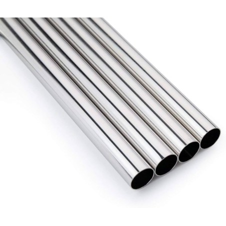 Wide Stainless Steel Straws 200 mm | Reusable